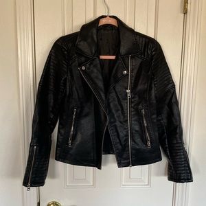 Topshop Black Moto Jacket